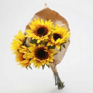 Sunflower Bouquet By Tag  Grocery & Gourmet Food