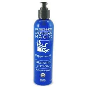 Dr. Bronners & Sundogs Lotion Organic Peppermint 8 oz. Pump (Case of 6 