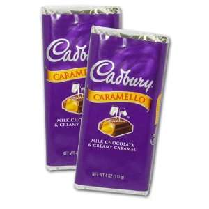 Cadbury Dairy Milk Caramello Milk Chocolate & Creamy Caramel Bar 4 oz 