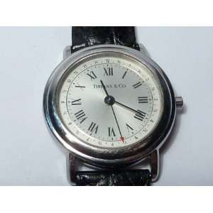 Tiffany & Co. Midsize Stainless Steel Swiss Quartz Alarm Watch   Rare
