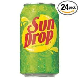 UP Sun Drop Soda Soft Drink, 12 Ounce (Pack of 24)  