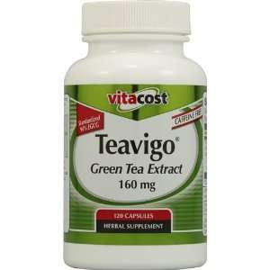  Vitacost Teavigo Green Tea Extract Caffeine Free    160 mg 