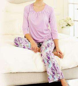Dana Buchman Violet Pajama Set~ Womens Large~$68~NWT  