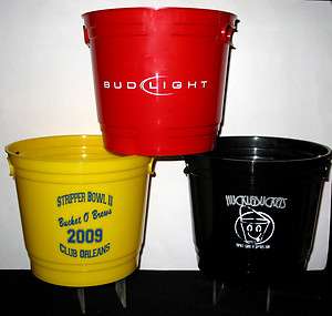50 Printed Buckets Offering Donation Buckets Party Brew Buckets Silk 