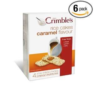 Mrs Crimbles Caramel Rice Cakes, 4.9 Ounce (Pack of 6)  