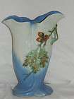 weller acorn oak leaf vase 12 h signed light blue