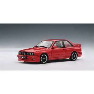  1989 BMW M3 Evolution Cecotto Red 1/43 Autoart Toys 