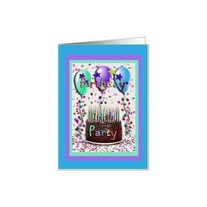  14th Birthday Party Invitation, Chocolate Cake Card Toys & Games