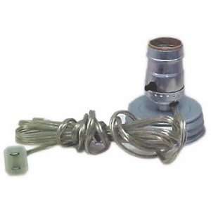 Mason Jar Lamp Kit Pre wired ~ Primitive Zinc, Regular Mouth Lid