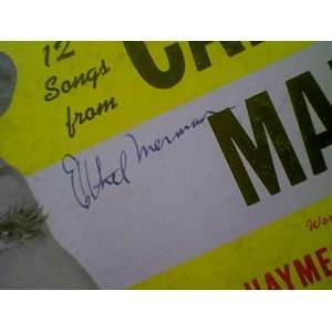  Merman, Ethel Call Me Madam 1950 LP Signed Autograph 