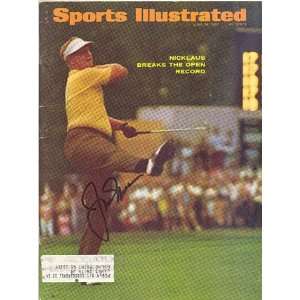  Jack Nicklaus Autographed Sports Illustrated Magazine June 