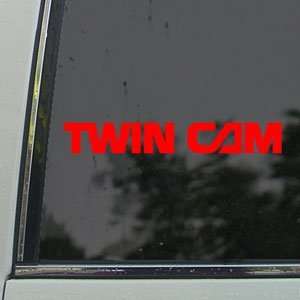  Nissan Red Decal TWIN CAM GT R GTR SE R 350Z Car Red 