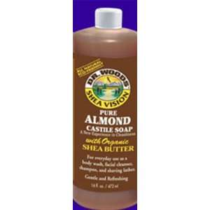  Almond Castile Soap w/Shea Butter 16 oz 16 Ounces Beauty