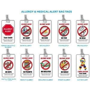  Allergy Alert Bag Tags