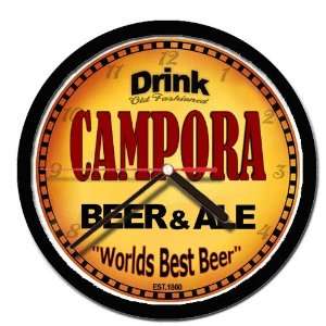  CAMPORA beer and ale cerveza wall clock 