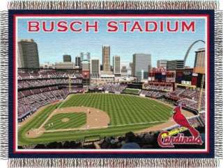 Busch Stadium   St Louis Cardinals Fleece Throw Blanket  
