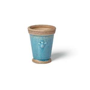  Foreside Bee Vase, Turquoise, Set of 6