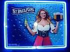 NEW NOS VTG 1985 St. Pauli Girl Woman Lady CHICK In Motion Beer Bar 