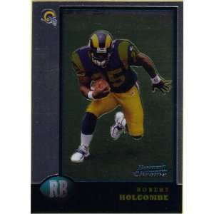  1998 Bowman Chrome #14 Robert Holcombe RC   St. Louis Rams 
