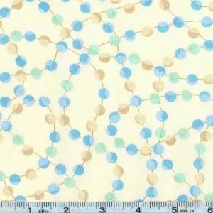  45 Wide Counterpoint & Refresh Strung Beads Beige Fabric 