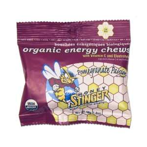   Organic Energy Chews Pomegranate Passion Fruit(box of 12 1.8oz bags