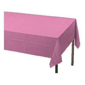  Plastic Banquet Table Cover, Candy Pink