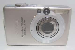 Canon PowerShot SD600 Digital ELPH / DIGITAL IXUS 60 6.0 MP  