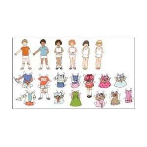   Play Paper Dolls 6 Dolls/13 Outfits; 3 Items/Order