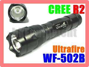 Ultrafire WF 502B G60 Cree R2 LED Flashlight Torch 6p  