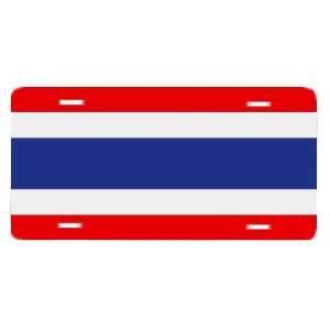 Thailand Thai Flag License Plate