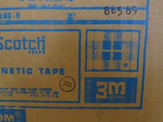 3M SCOTCH REEL TO REEL Tapes Box of 12 7 x 1/4 1800ft deadstock nos 