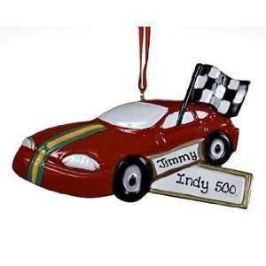  Personalized Race Car Christmas Ornament