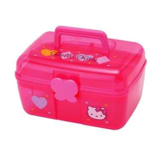 Sanrio Hello Kitty Argyle Caboodle Case  Heart  