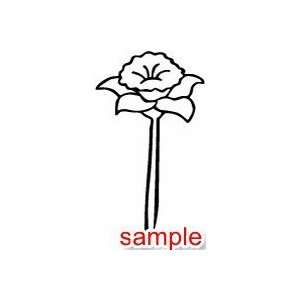  FLOWERS AND PLANTS DAFFODIL FLOWER 12.5 WHITE VINYL DECAL 