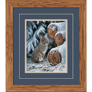  Rosemary Millette   Wood Pile   Rabbit Framed Deluxe Open 