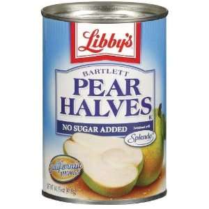 Libbys Splenda Pear Halves, 14.75 oz Cans, 12 ct  Grocery 
