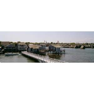 Stilt Houses at the Waterfront, Nantucket, Massachusetts 