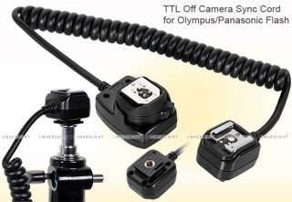 TTL Off Camera FLASH Shoe Sync Cord for OLYMPUS E2F  