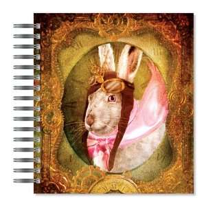  White Rabbit Picture Photo Album, 18 Pages, Holds 72 Photos 