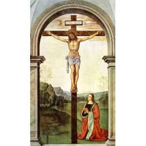  6 x 4 Greeting Card Perugino Crucifixion