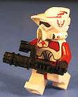 LEGO® STAR WARS Custom minifig DARK RED ARF TROOPER + Z 6 MINIGUN