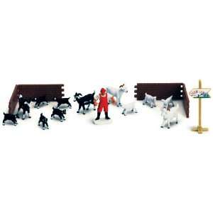   Country Life Farm Animal Black and White Goats Playset Toys & Games