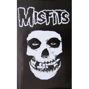Misfits Logo Poster Black & White 