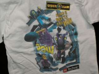 RARE Lego Technic Cyber SLam T Shirt (Youth 14/16) 1998  