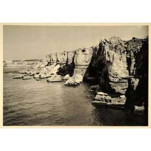  1942 Cascais Portugal Rocky Coastline Helga Glassner 