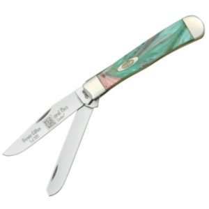 Case Knives 9254CS Trapper Pocket Knife with Coral Sea Corelon Handles