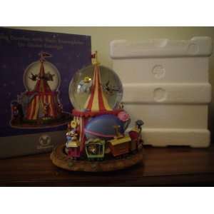  Flying Dumbo with Train Snow Globe Disney