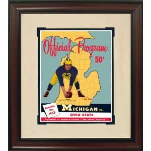 com Historic Game Day Program Cover Art   MICHIGAN (H) VS OHIO STATE 