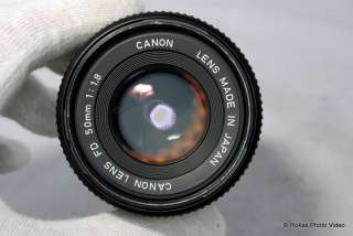 Canon 50mm f1.8 lens FD manual focus 11.8 SN 4653267 8  