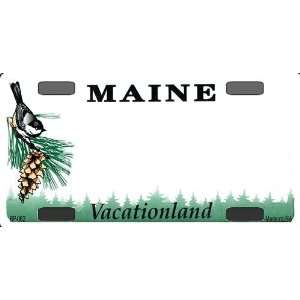  BP 062 Maine State Background Blanks Flat  Bicycle License 